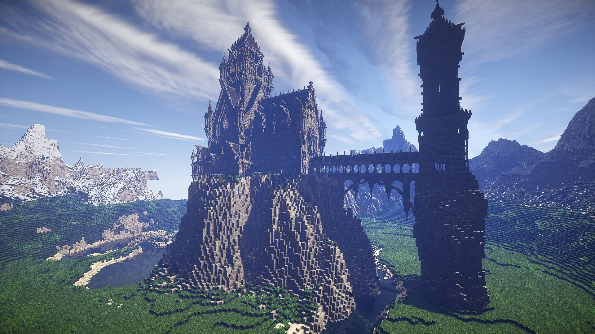 An example of a large mountain build (Image via Reddit)