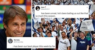 “He’s been bailing us out like that so much”, “Best player this week by far” – Tottenham fans give "massive credit" to "unreal" player for his display in 6-2 win against Leicester