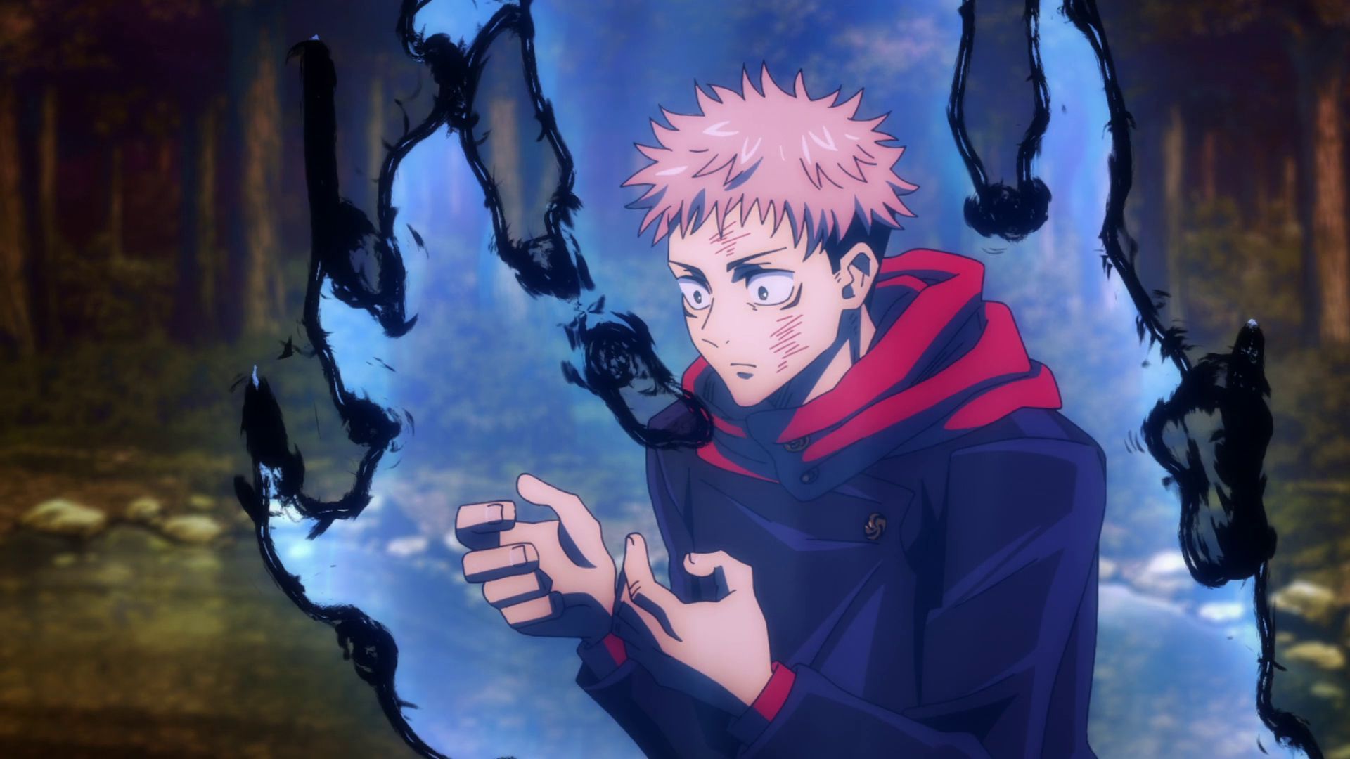 Yuji Itadori in Jujutsu Kaisen Season 1 (Image via Gege Akutami/Studio MAPPA)