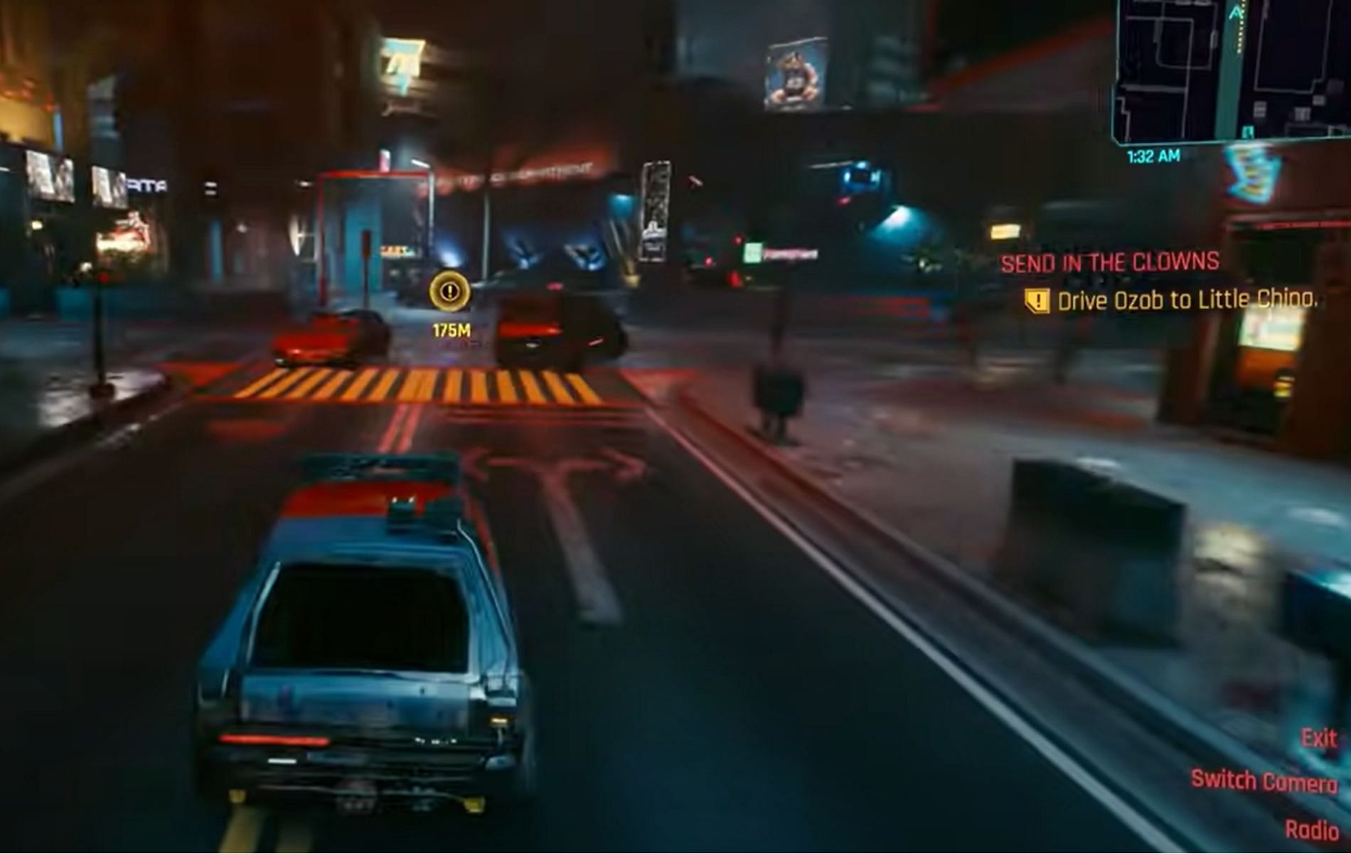 The streets of Night City has plenty of side gigs on offer (Image via Arrekkz Gaming/YouTube)
