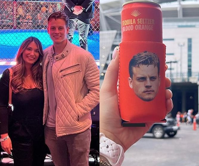Joe Burrow's koozie headlined girlfriend Olivia's tailgate party before season opener vs Steelers