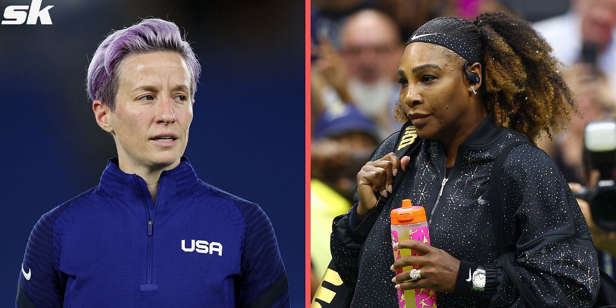 Megan Rapinoe and Serena Williams.