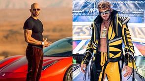 “The dude’s a b*tch” - Andrew Tate offers to fight Logan Paul for free