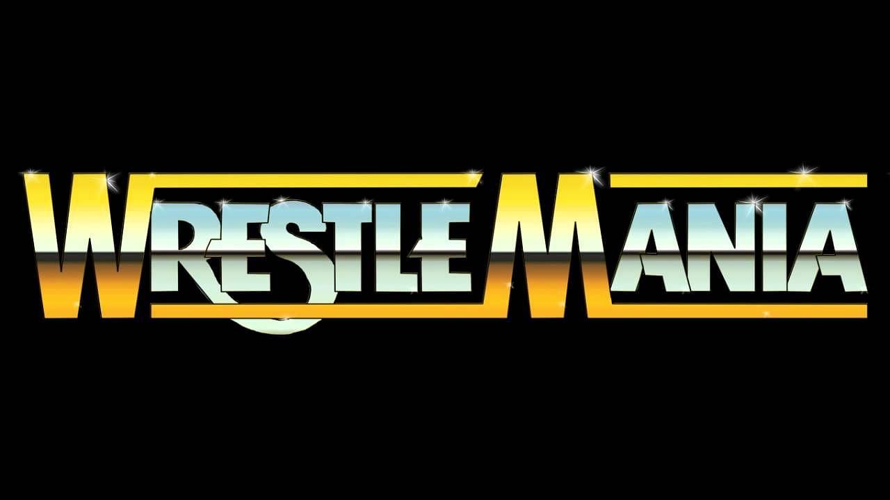 The classic &quot;WrestleMania&quot; logo. The very event that put the WWE on the map.