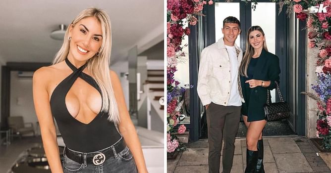 Manchester United star Lisandro Martinez's girlfriend gives verdict on English weather and posts image in stunning black dress