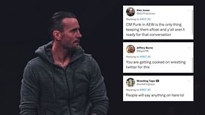 "CM Punk in AEW is the only thing keeping them afloat" - Twitter explodes following comparisons between former world champion and WWE Hall of Famer
