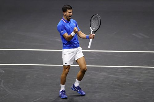 Novak Djokovic at the 2022 Laver Cup