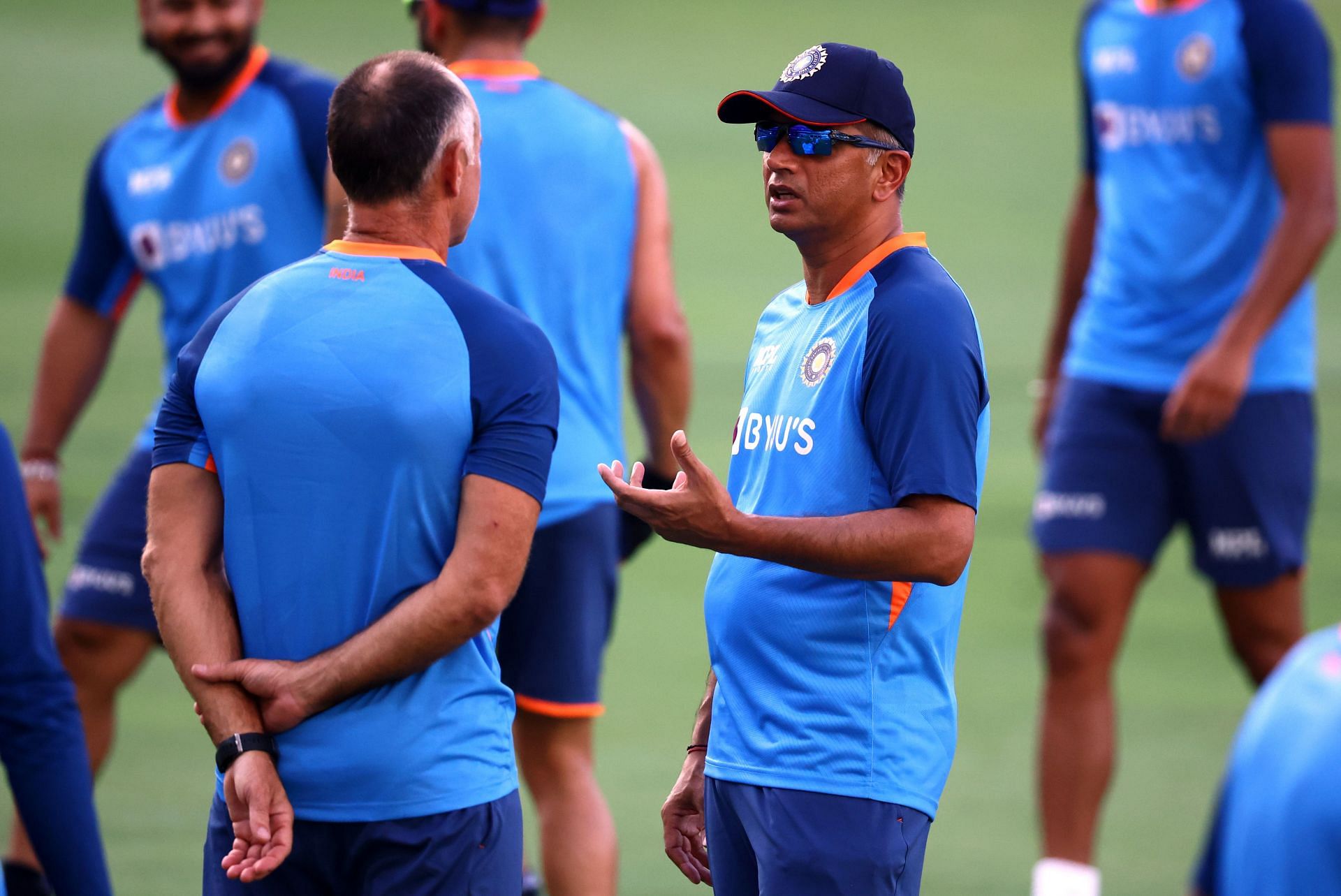 Rahul Dravid is the head coach of the Rohit Sharma-led Indian team (Image: Getty)