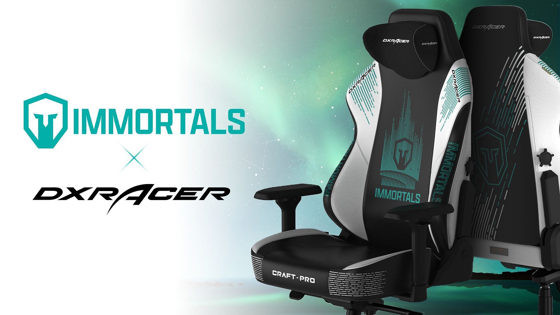 DXRacer and Immortals have teamed up to help improve the squad&#039;s comfort and ergonomics (Image via Immortals Gaming)