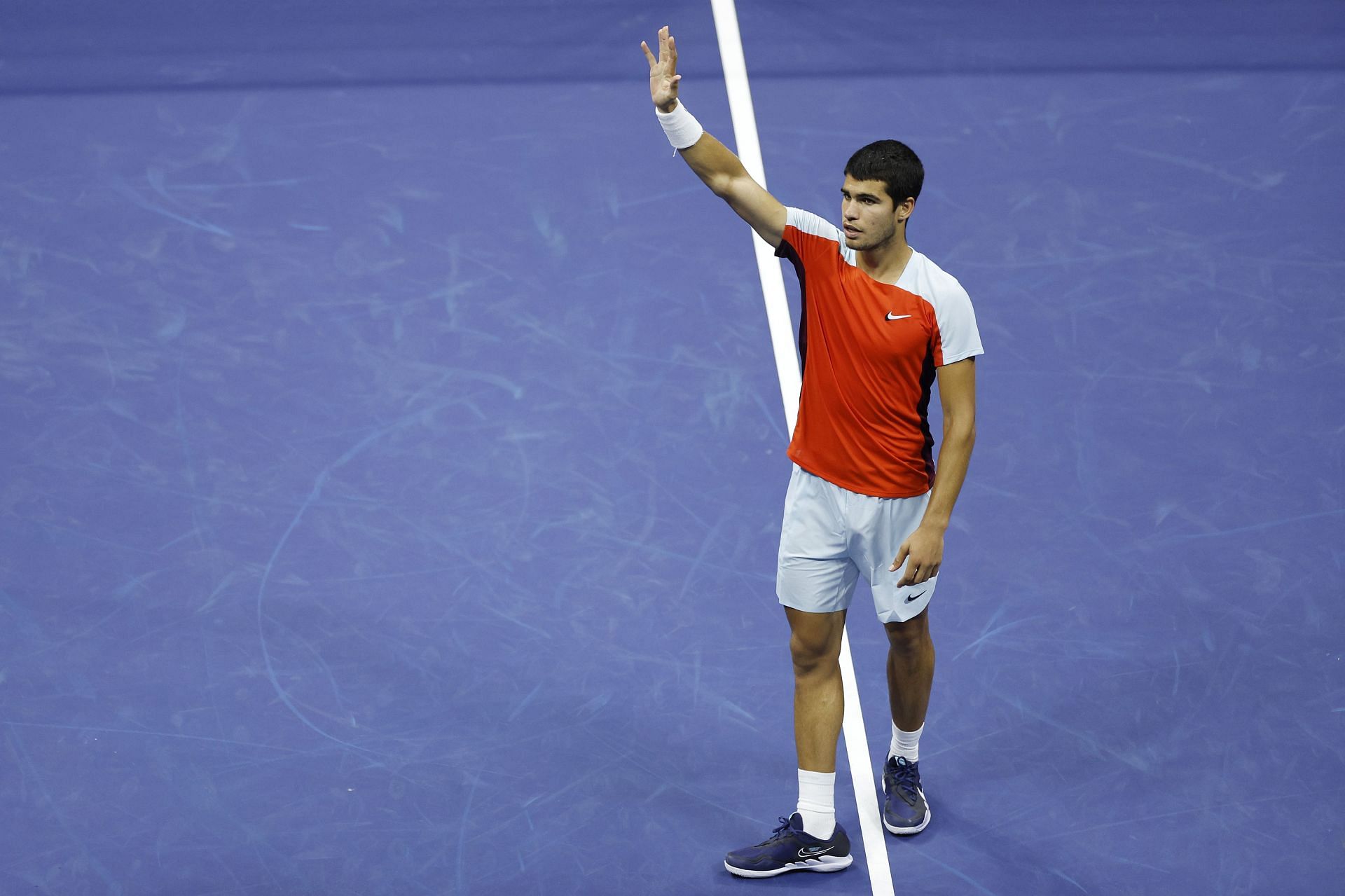 Carlos Alcaraz at the 2022 US Open - Day 12