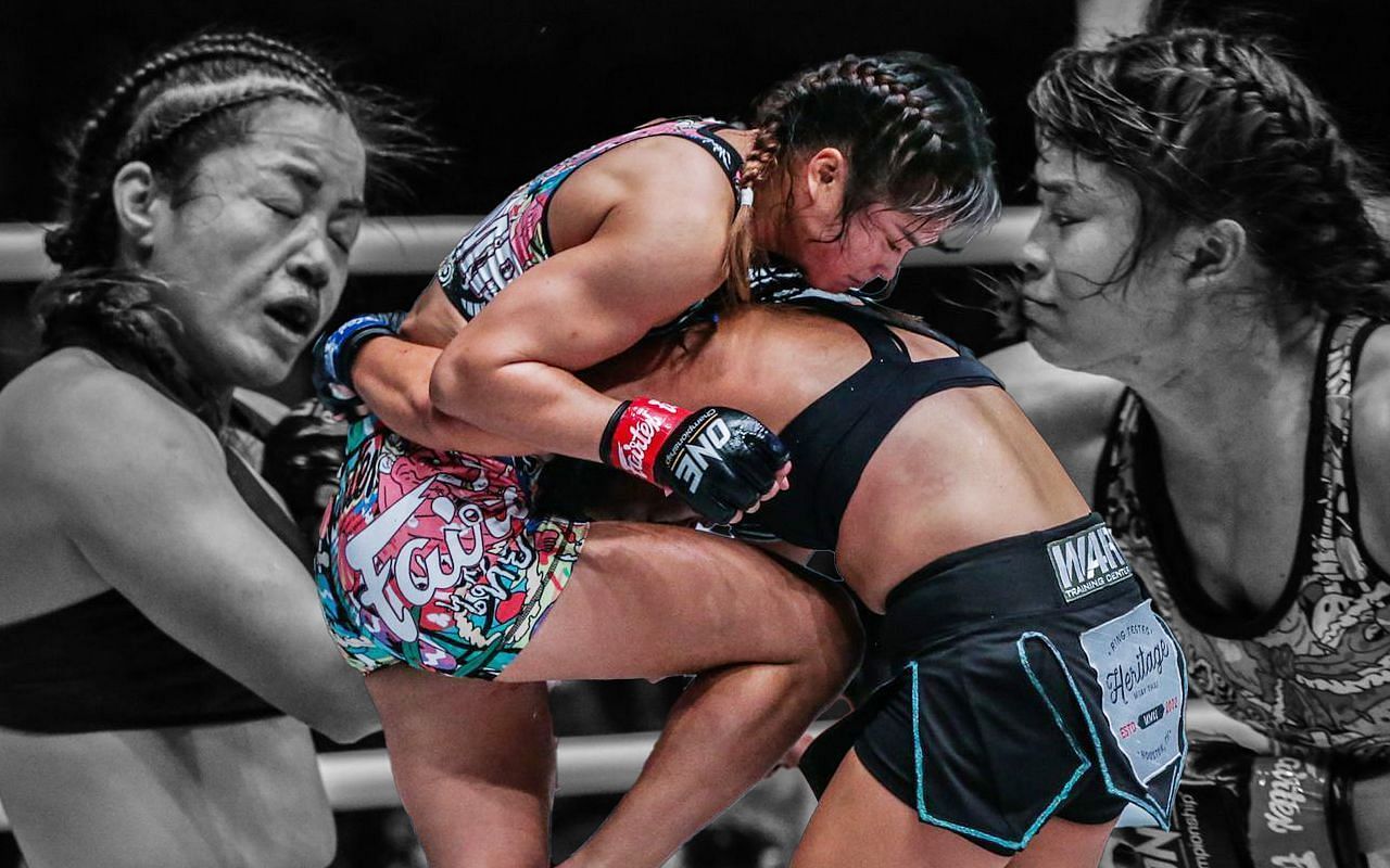 Stamp Fairtex went to war against Bi Nguyen back in 2019. (Image courtesy of ONE)