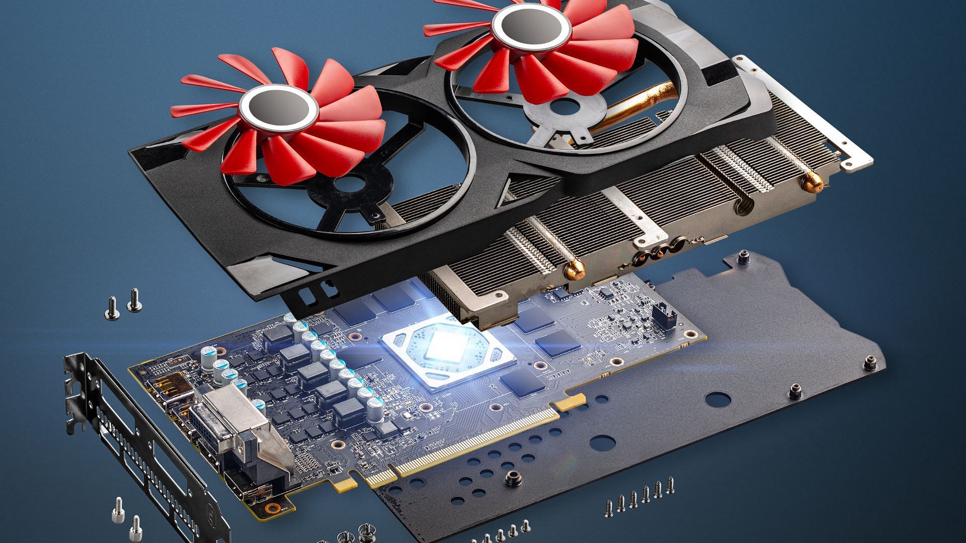 A blown-up view of a graphics card (Image via Sportskeeda) 