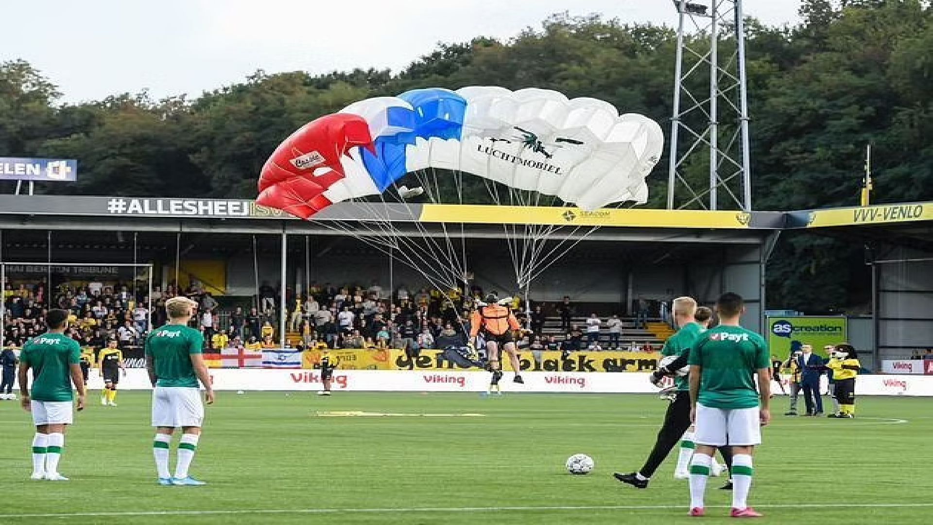 2013&#039;s Salisbury City vs. Chester game had to be called off when a charity parachutist unintentionally landed on the playing surface.