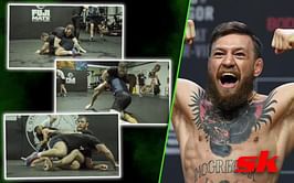 "So...you're a wrestler now?"- Fans react to Conor McGregor's latest wrestling practice clip