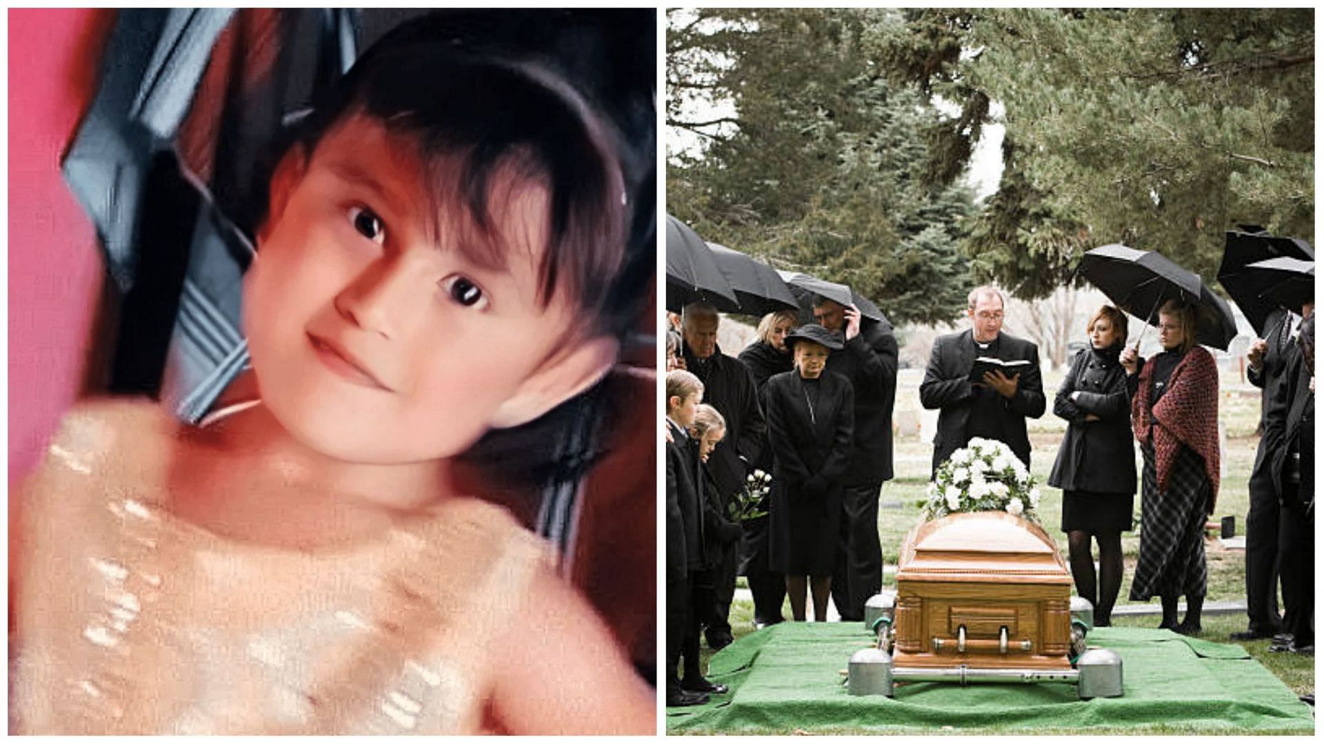 3 year old Camila woke up at her own funeral (Image via @balleralert/Twitter and RubberBall Productions/Getty images)