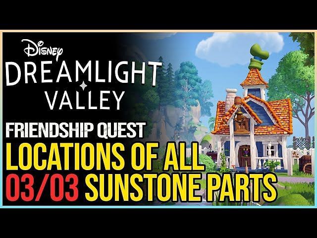 Disney Dreamlight Valley Guide How To Collect All Sunstone Fragments