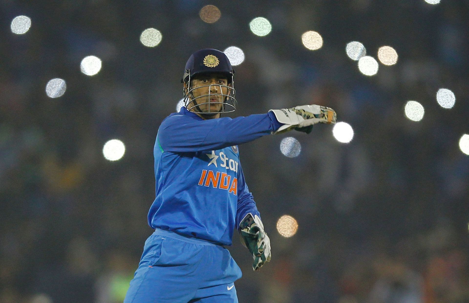 MS Dhoni was a master craftsman with the gloves, but this was an instance in which it didn&#039;t quite go to plan. Image source: cricket.com.au
