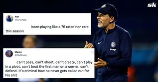 "He is not elite in any sense of the word", "Should be dropped to the under 23s" - Chelsea fans vent their anger on 'overrated' star after loss to Dinamo Zagreb