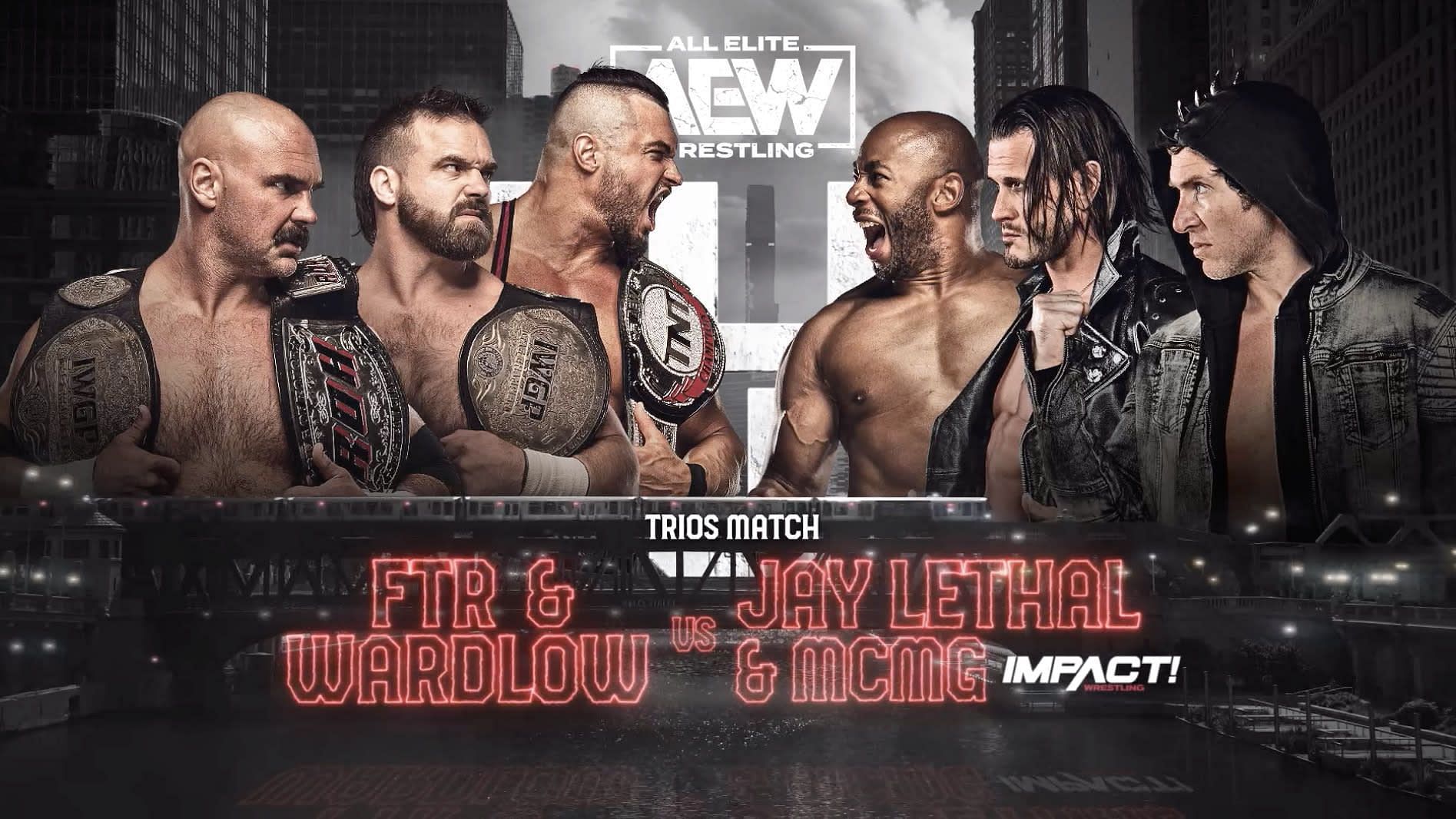 Six-man tag team warfare at AEW All Out