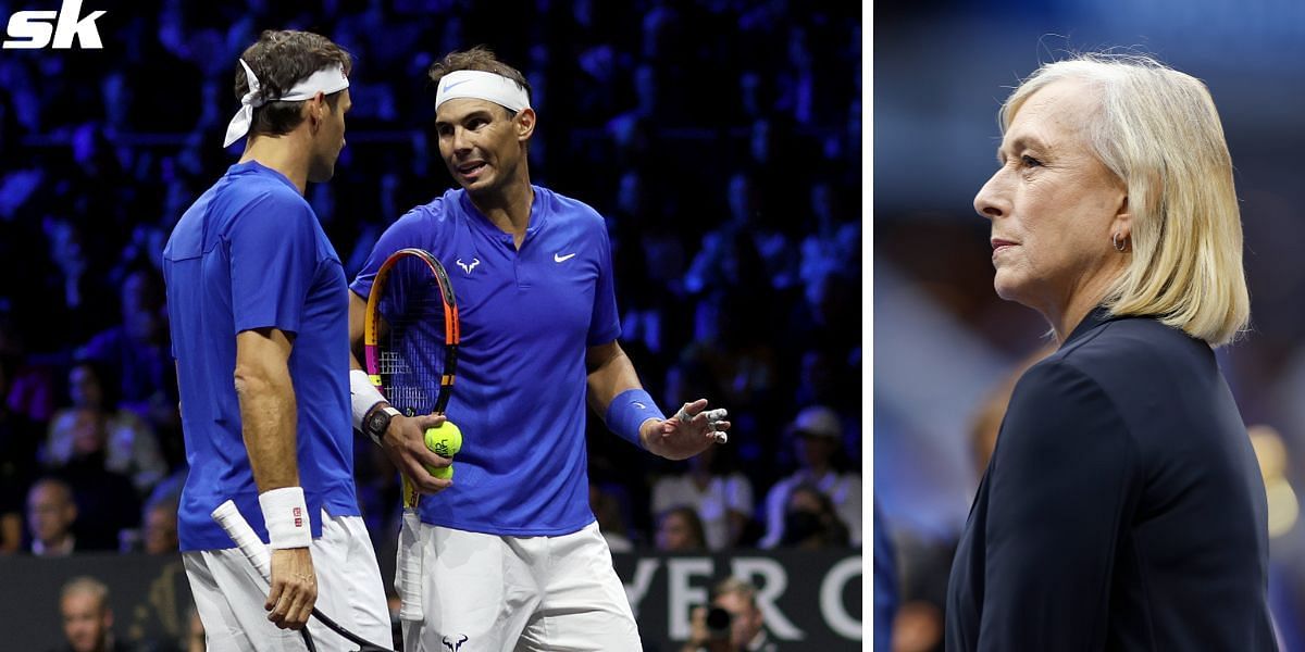 Navratilova praised Nadal for playing despite his injury