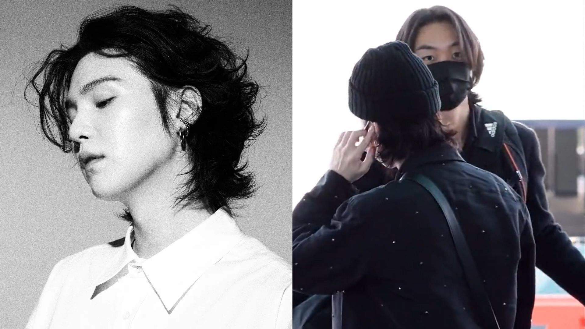 BTS airport diaries: Suga's long hair to Taehyung-Jimin's VMin moment,  K-pop stars ahead of White House visit