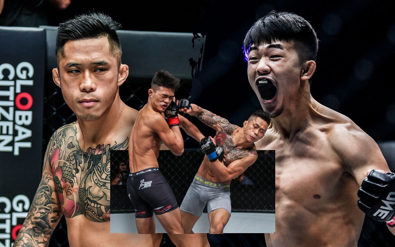For ONE double-champ Martin Nguyen (left) was the only man to finish ONE lightweight world champion Christian Lee (right). (Image courtesy of ONE)