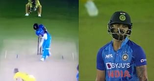 IND vs AUS 2022: [WATCH] Virat Kohli falls cheaply to Nathan Ellis in Mohali T20I