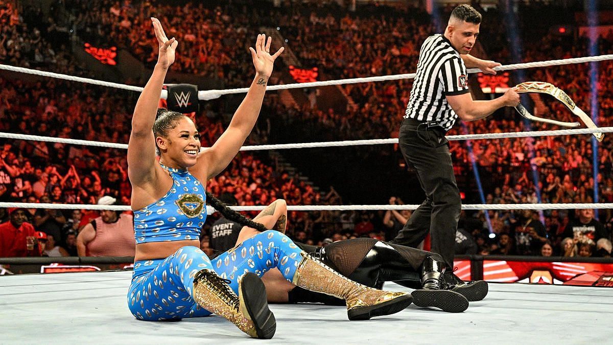 Just another day in the office for the RAW Women&#039;s Champion