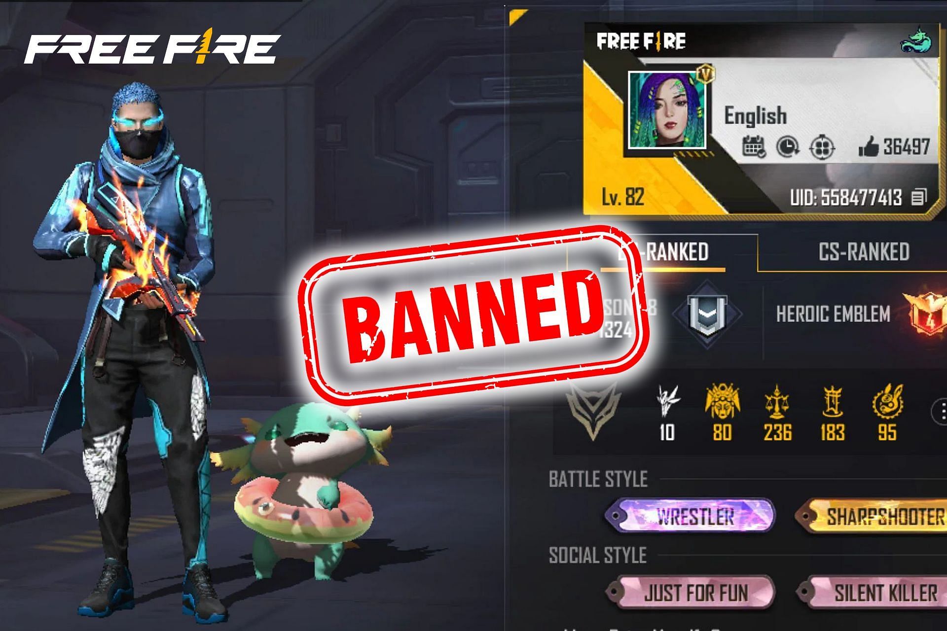 Free Fire IDs can get banned by developers for numerous reasons (Image via Sportskeeda)