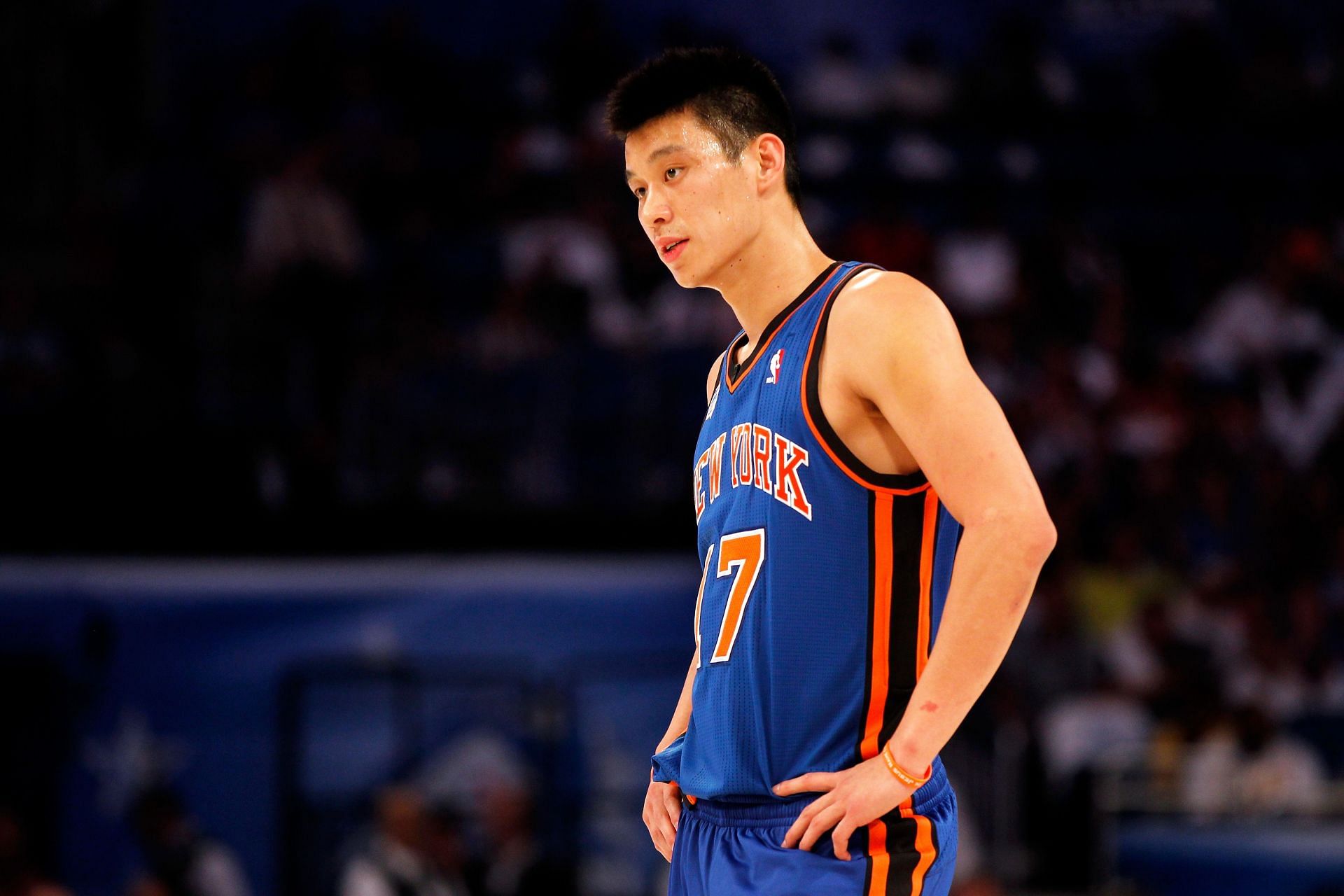 Former NBA veteran Jeremy Lin at the BBVA Rising Stars Challenge