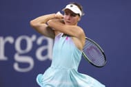 Liudmila Samsonova at the 2022 US Open.