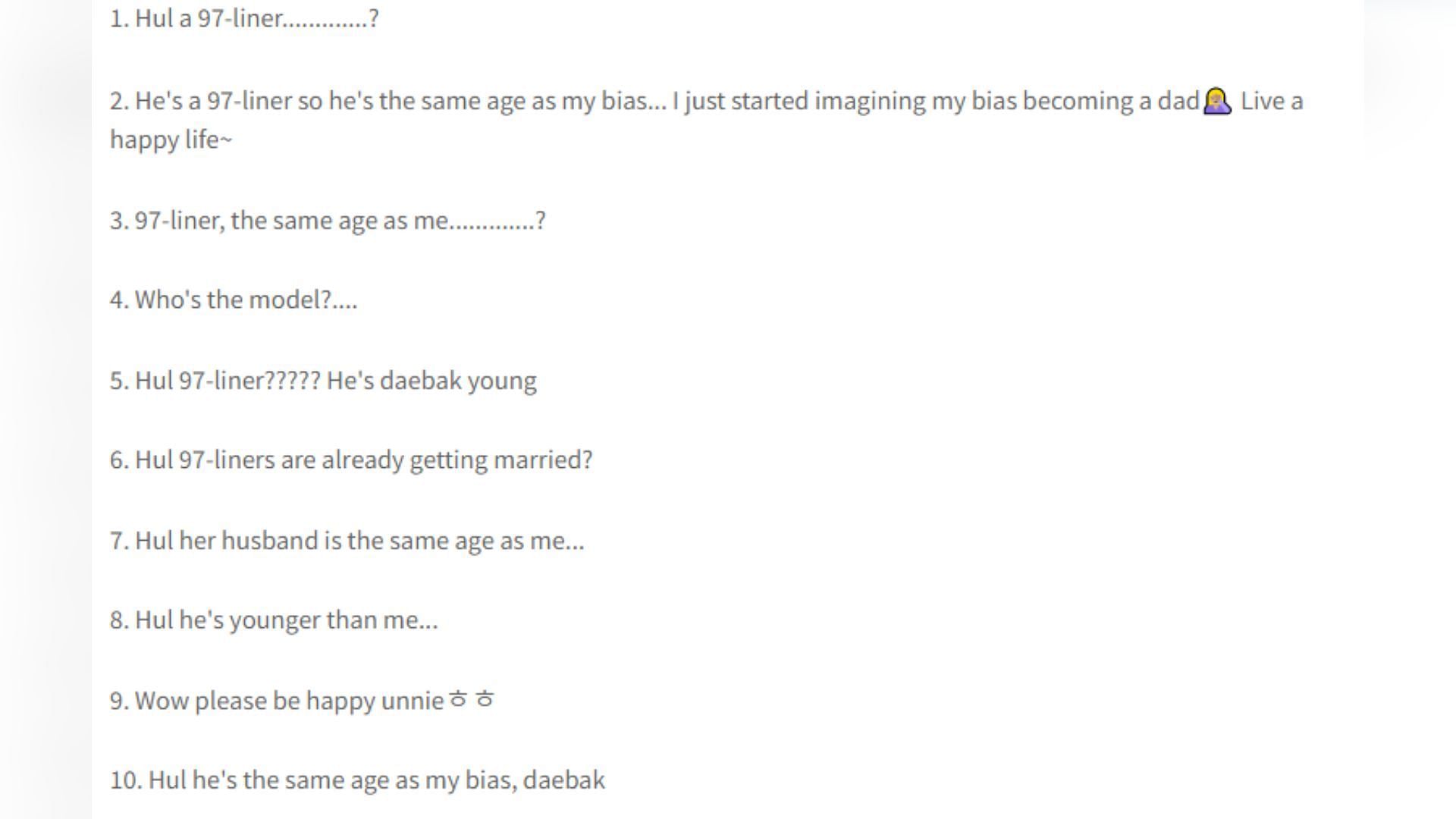 K-netizens comment on 10 year younger boyfriend of Honey J (Image via theqo)
