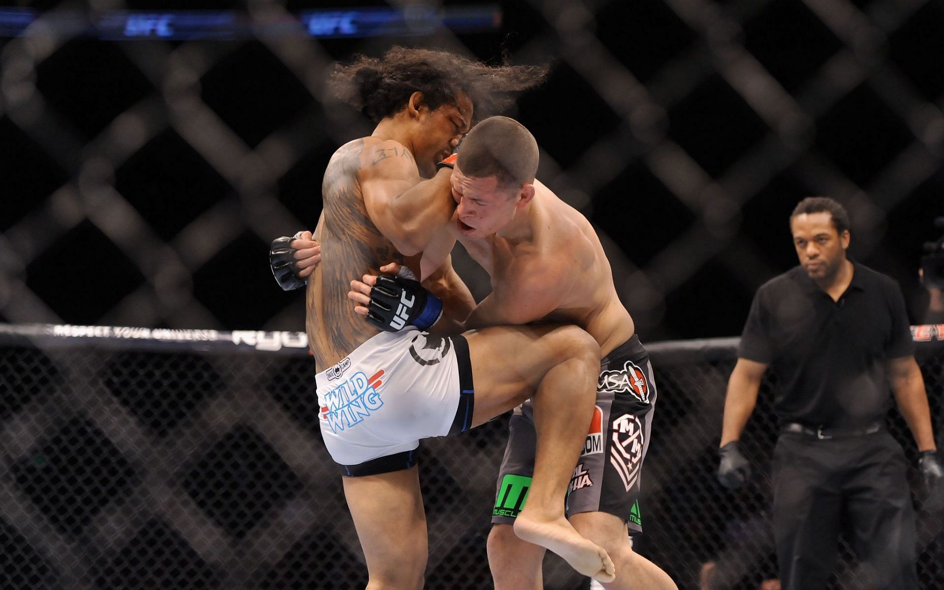 Benson Henderson handled Nate Diaz in the latter's only UFC title bout