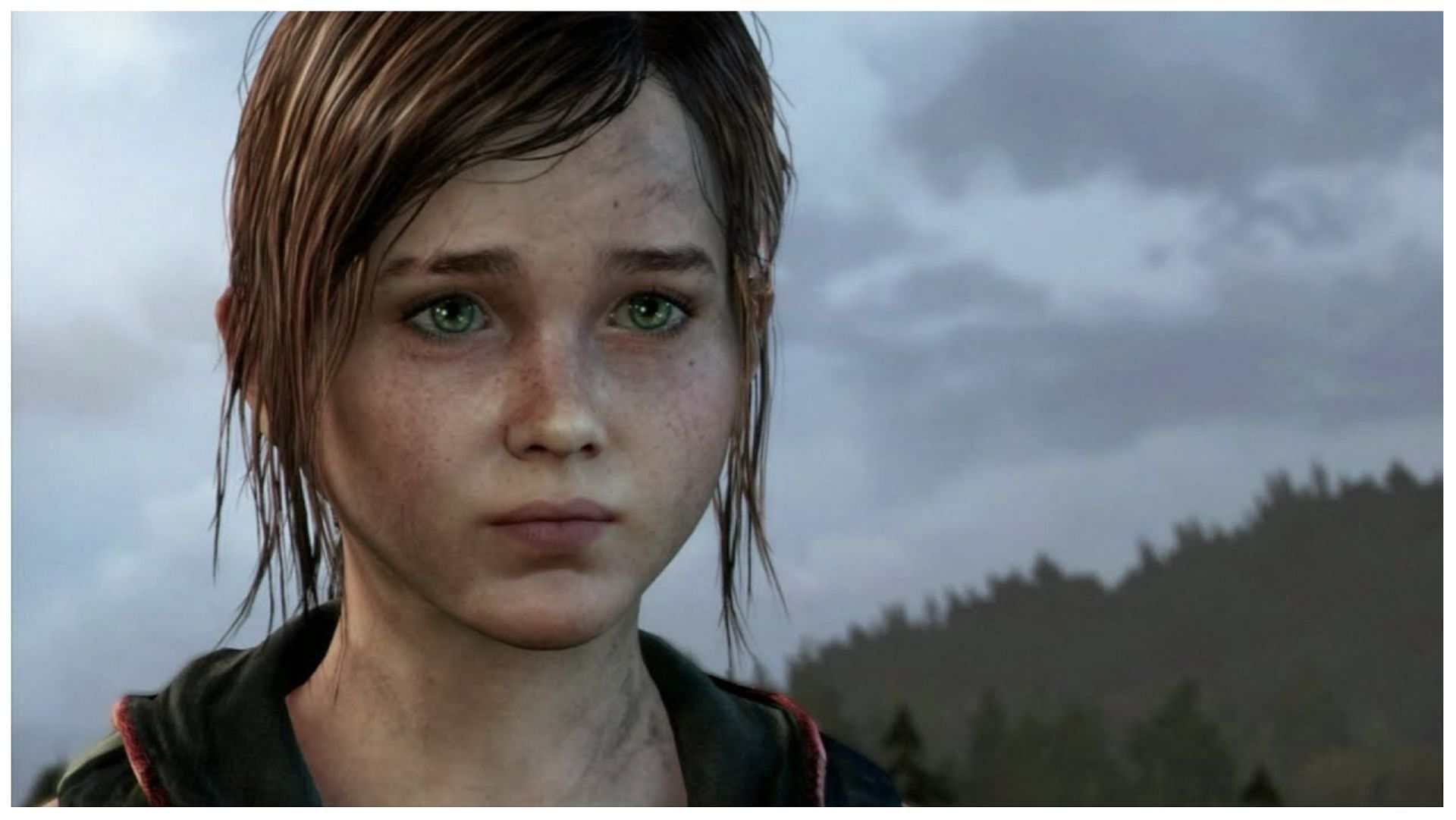 Ellie&#039;s face at the end of The Last of Us (Image via Naughty Dog)