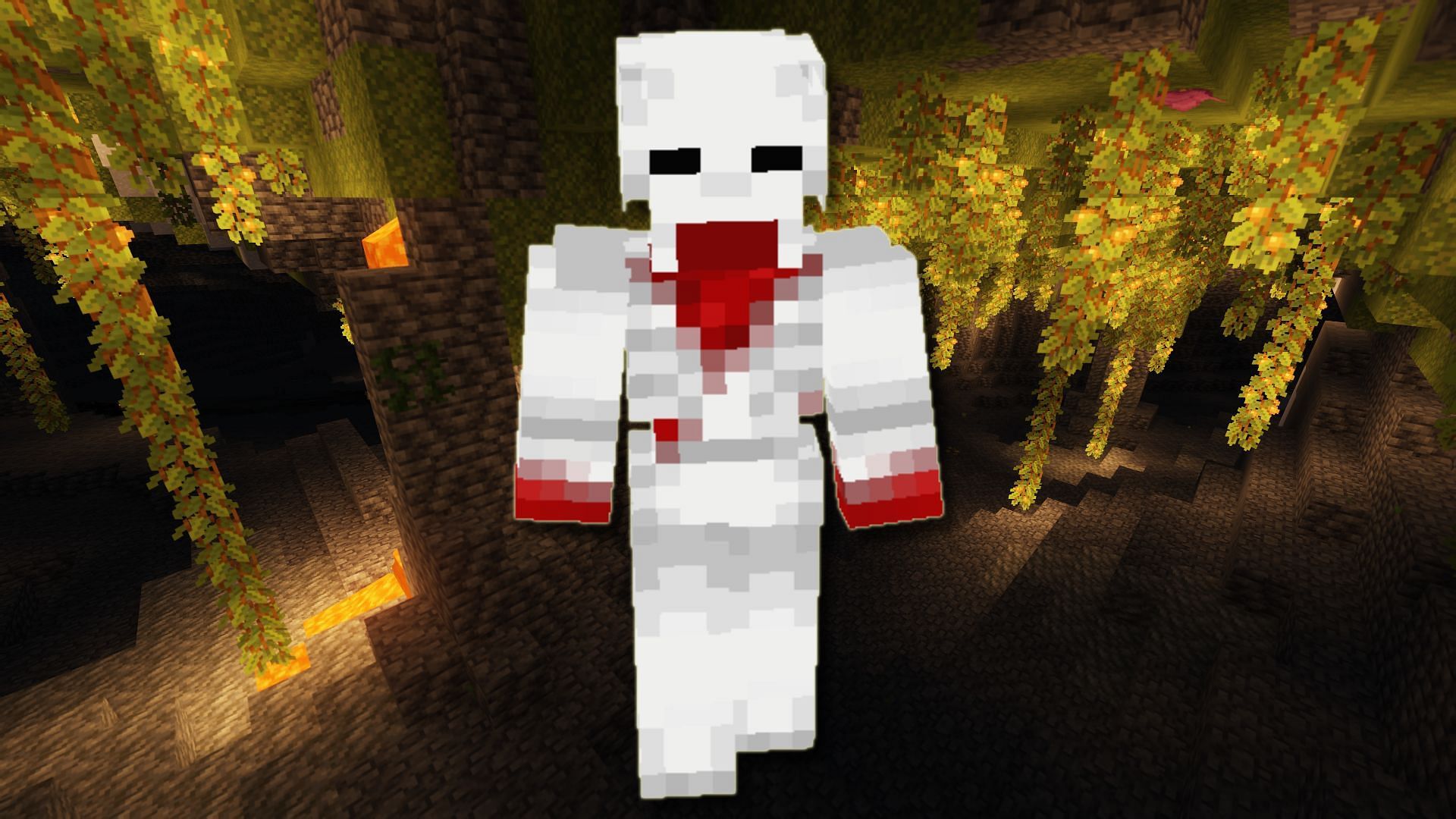 An example of SCP-096 in skin form (Image via Minecraft)