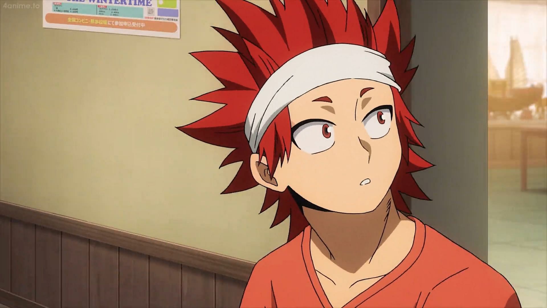 Kirishima as seen in My Hero Academia (Image via Studio Bones)