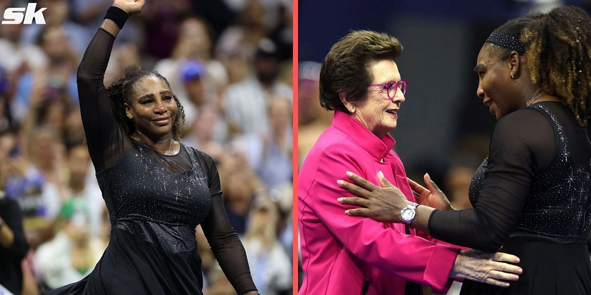 Serena Williams and Billie Jean King