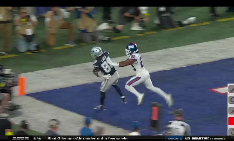 Watch: Cowboys WR CeeDee Lamb makes one-handed TD catch in 4th quarter vs.  NYG