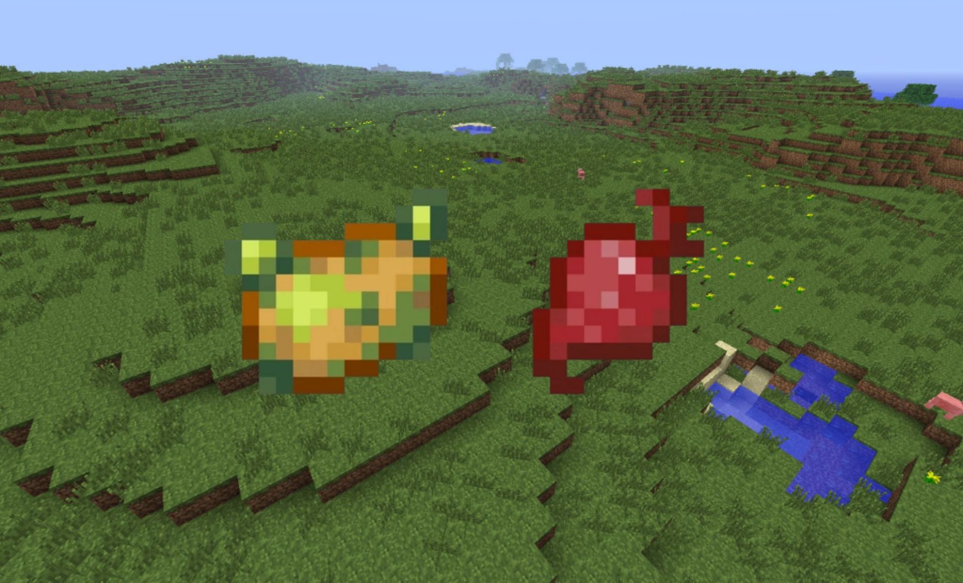 Two food items to avoid (Image via Minecraft Wiki)