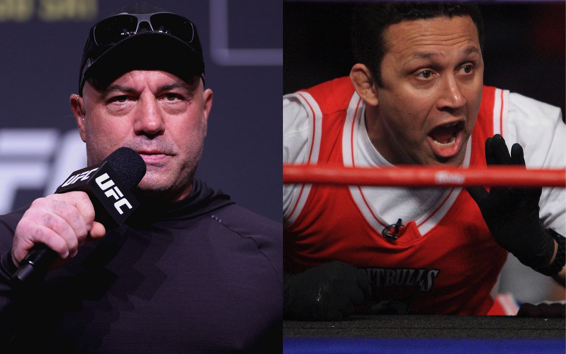 Joe Rogan (left) and Renzo Gracie (right). [Images courtesy: both images courtesy Getty Images]
