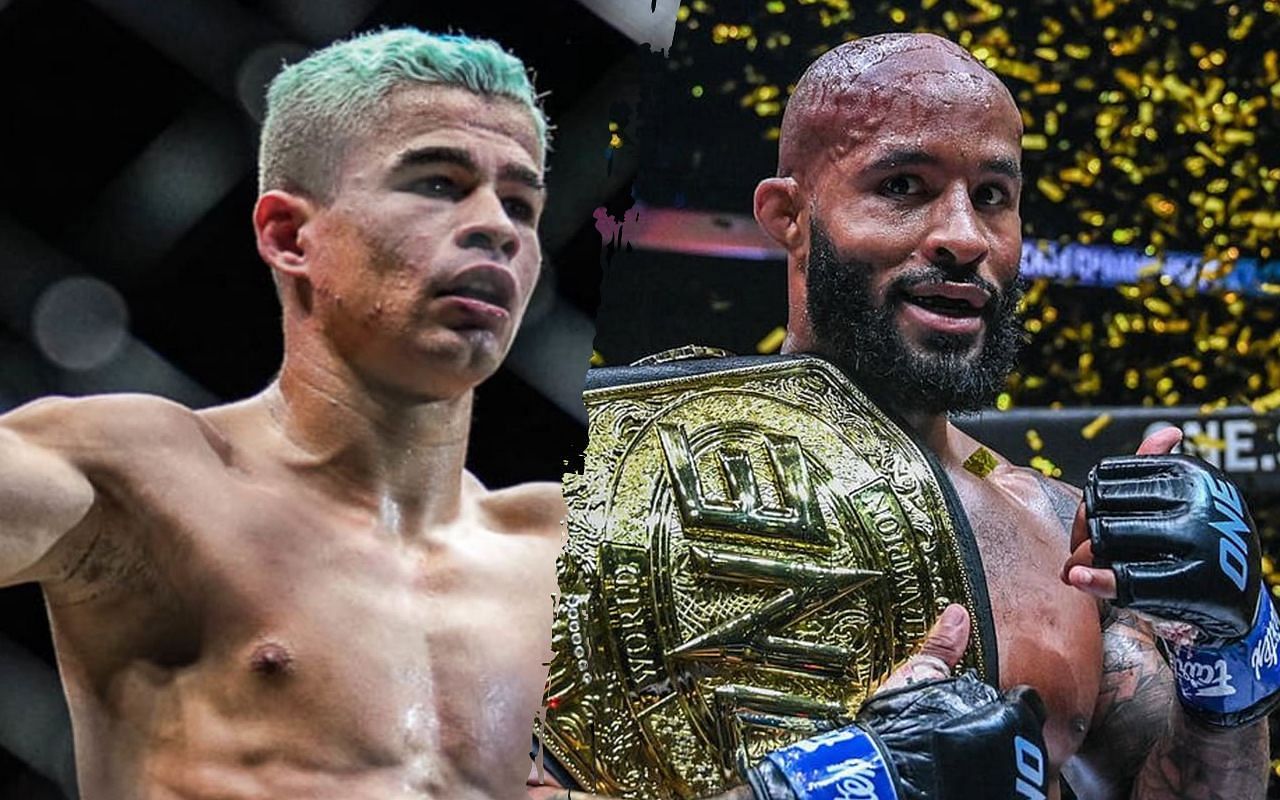 Fabricio Andrade (left) and Demetrious Johnson (right). [Photos ONE Championship]