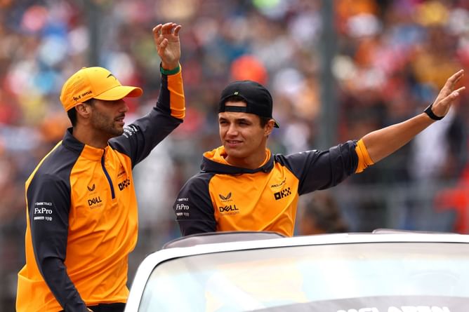 "We're not number 1 and number 2"- Lando Norris on his relationship with Daniel Ricciardo at McLaren