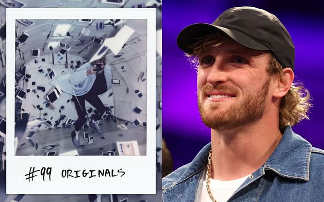 "The epitome" - Logan Paul rents out an entire airplane to capture his last 99 Originals piece in zero gravity