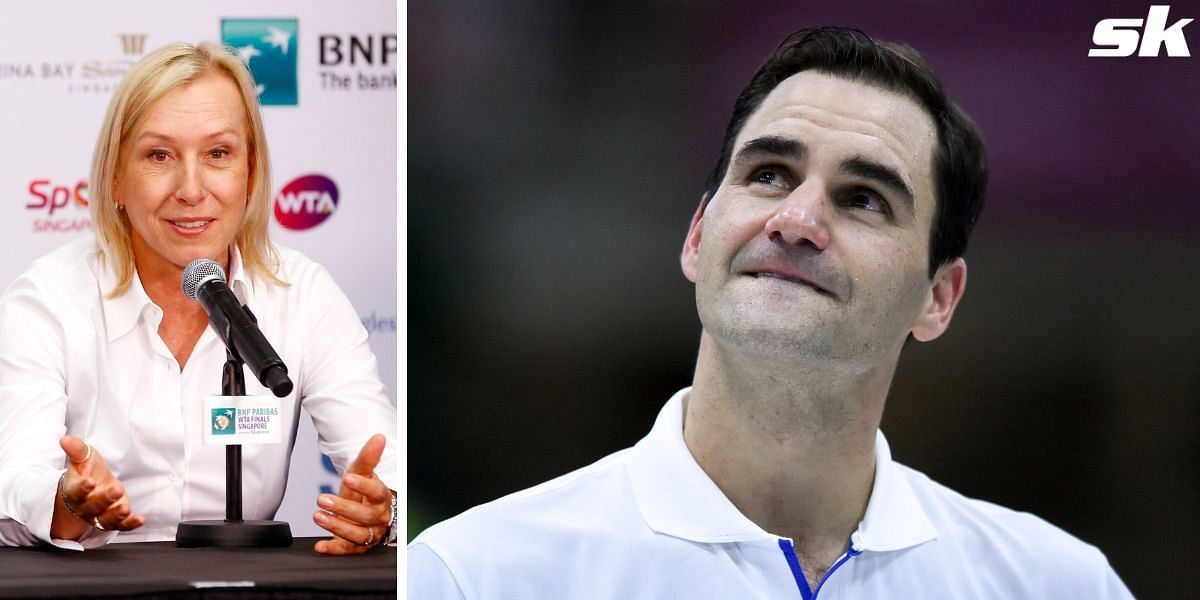 Martina Navratilova reacted to Roger Federer