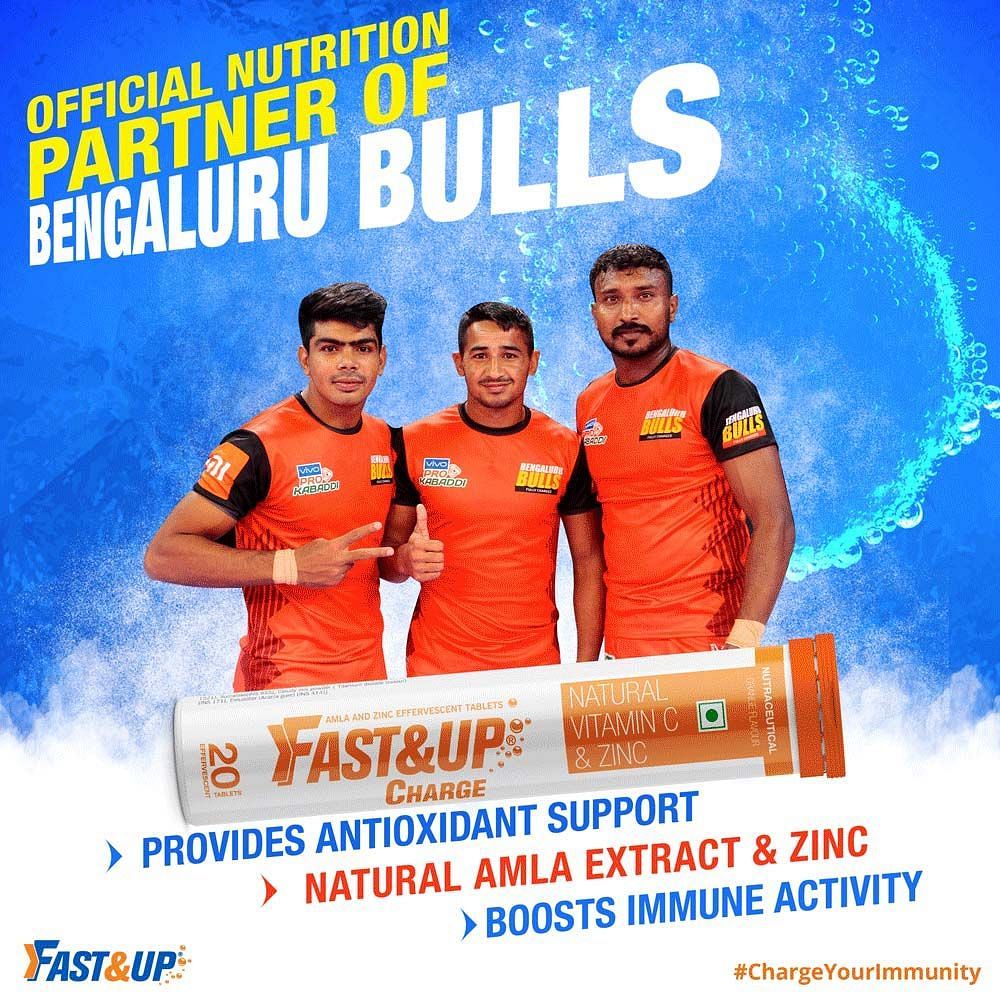 FAST&amp;UP x Bengaluru Bulls