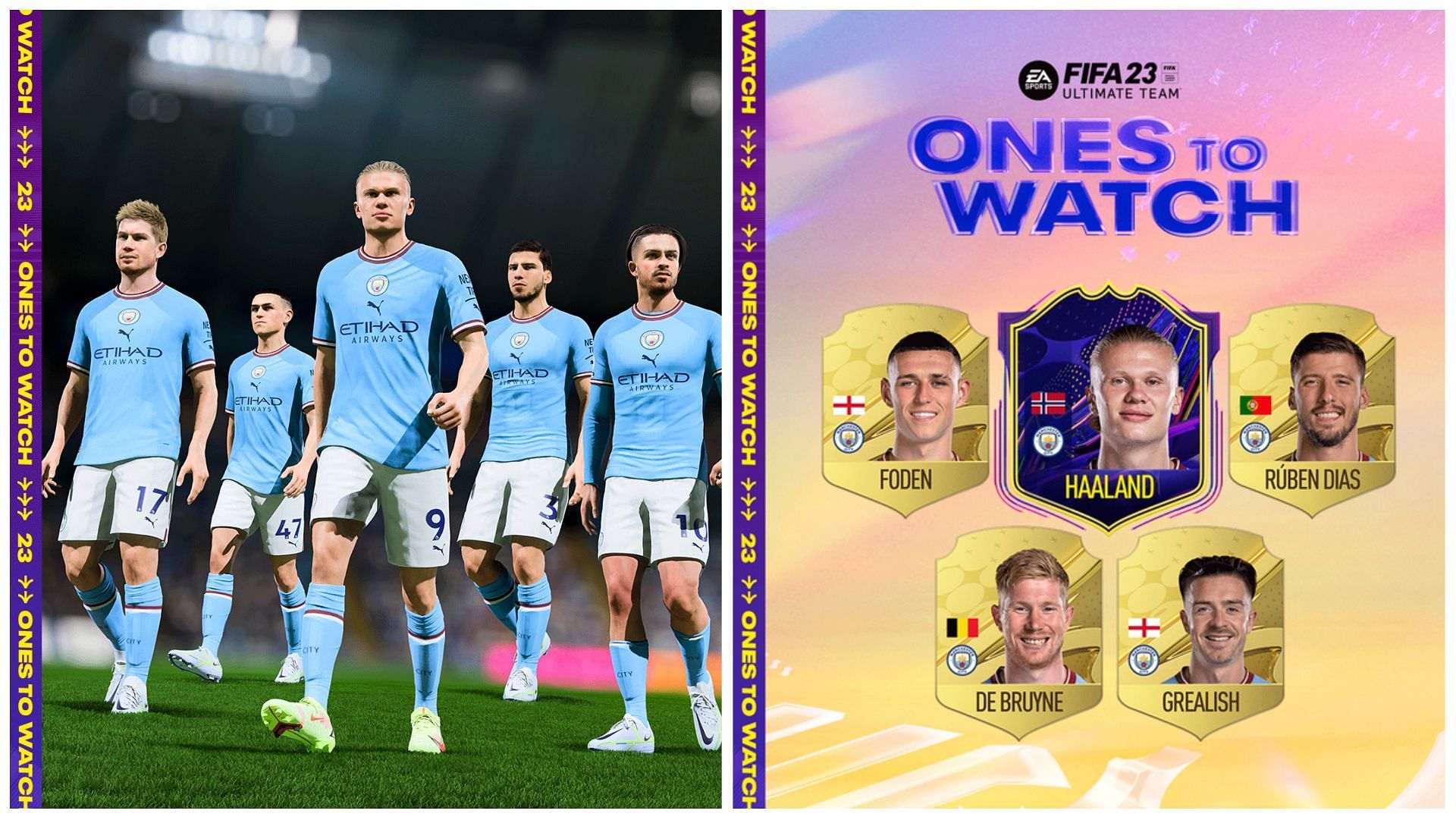 The Ones To Watch promo will return in FIFA 23 (Images via EA Sports)