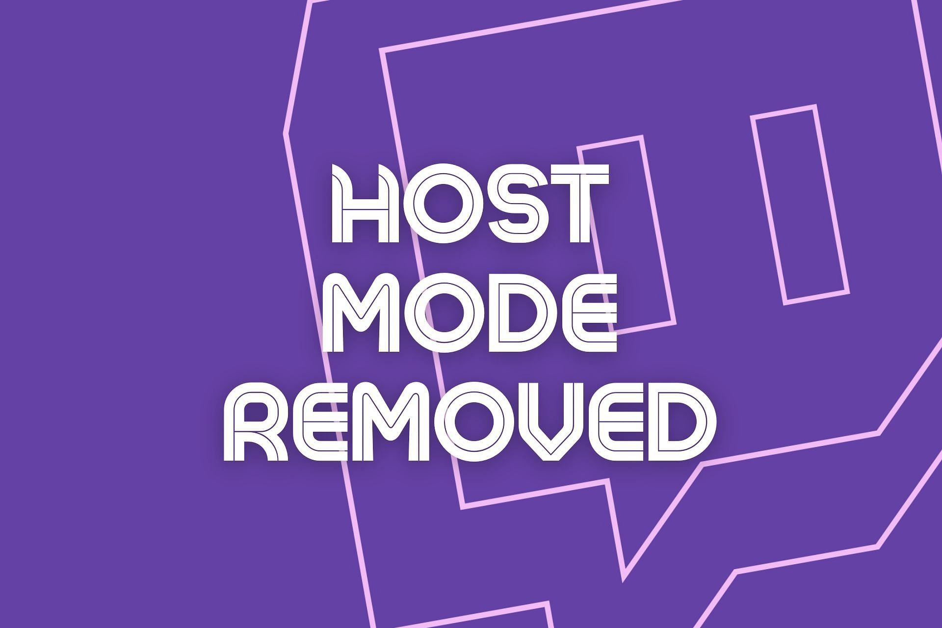 Twitch will be removing Host Mode later this year (Image via Sportskeeda)