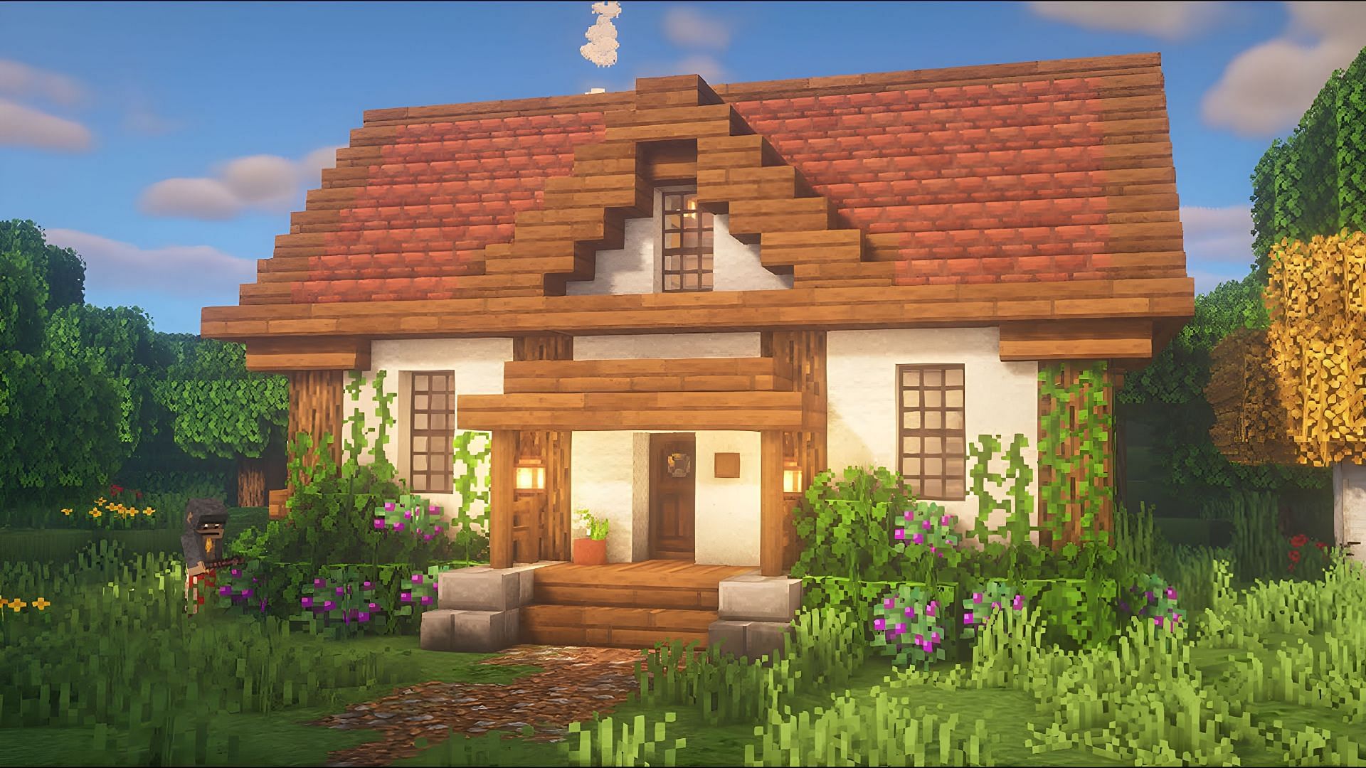 Minecraft  How to Build a Cozy Aesthetic House 