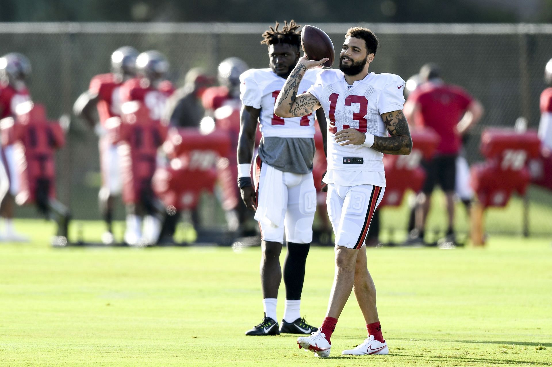 Tampa Bay Buccaneers training camp.