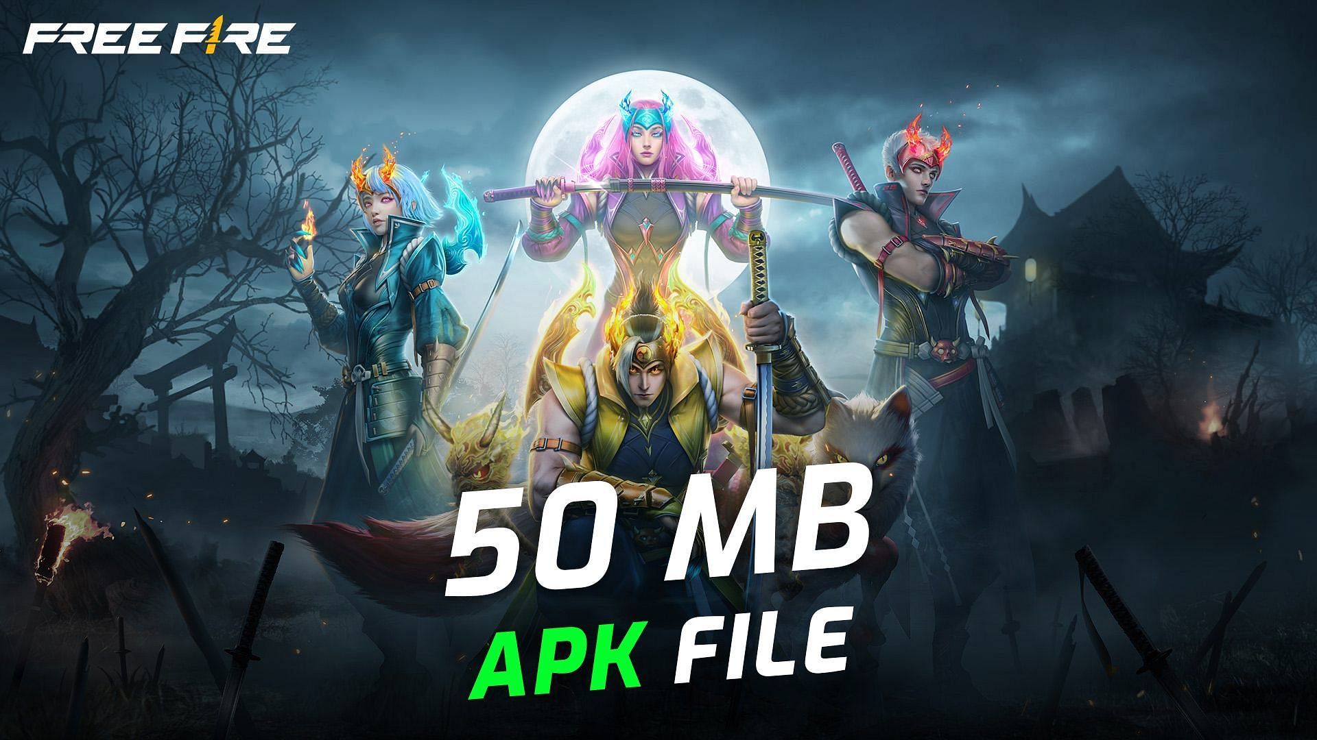 Free Fire 50 MB APK file
